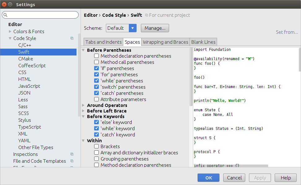 clion code style